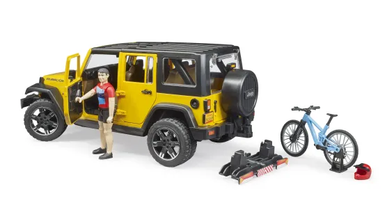 Jeep Wrangler Rubicon Unlimited Z Rowerem Górskim