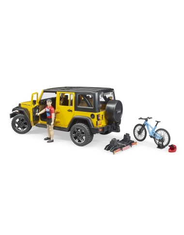 Jeep Wrangler Rubicon Unlimited Z Rowerem Górskim