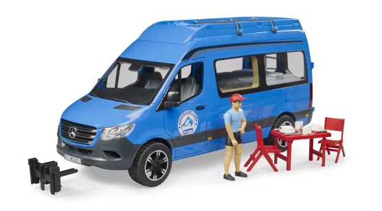 Kamper MB Sprinter z zestawem Kmpingowym I Figurką