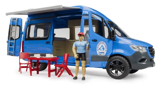 Kamper MB Sprinter z zestawem Kmpingowym I Figurką