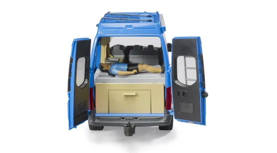 Kamper MB Sprinter z zestawem Kmpingowym I Figurką