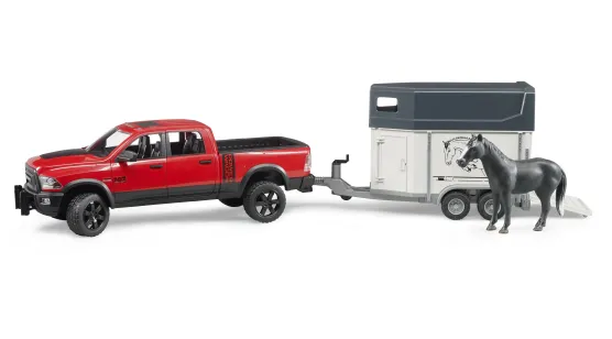 RAM 2500 POWER WAGON + Przyczepa Do Transportu Koni + Koń