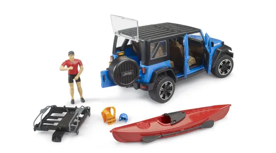 Jeep Wrangler Rubicon + Kajak Z Figurką