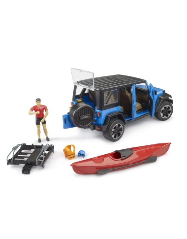 Jeep Wrangler Rubicon + Kajak Z Figurką