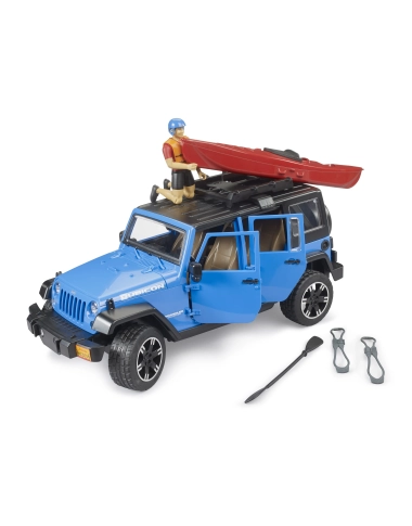 Jeep Wrangler Rubicon + Kajak Z Figurką