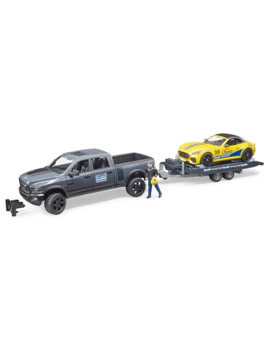 RAM Power Wagon + Przyczepa i Samochód Wyścigowy