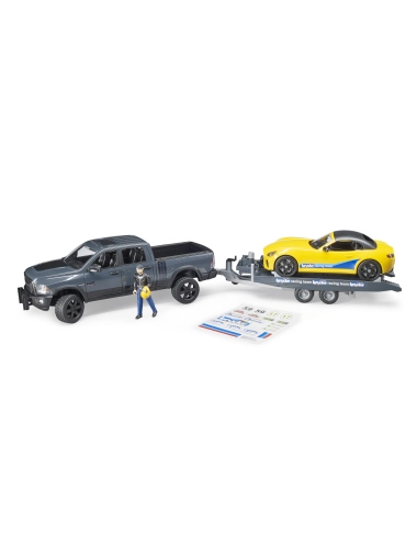 RAM Power Wagon + Przyczepa i Samochód Wyścigowy