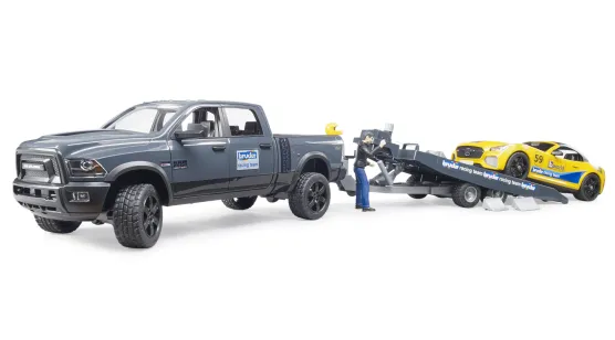 RAM Power Wagon + Przyczepa i Samochód Wyścigowy