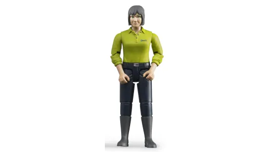Kobieta w ciemnoniebieskich jeansach
