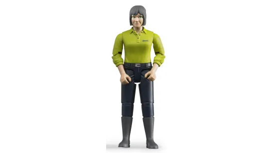Kobieta w ciemnoniebieskich jeansach