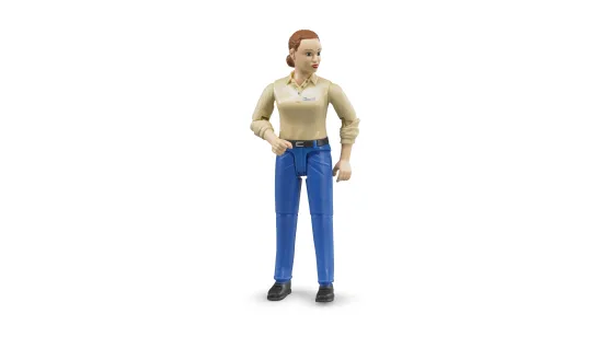 Kobieta w niebieskich jeansach