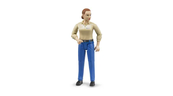 Kobieta w niebieskich jeansach
