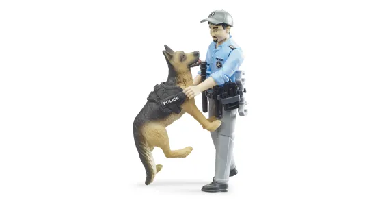 Policjant z psem