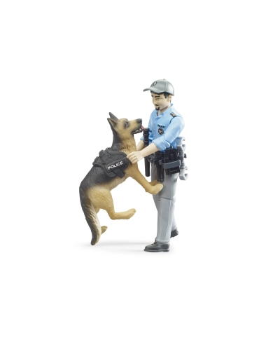 Policjant z psem