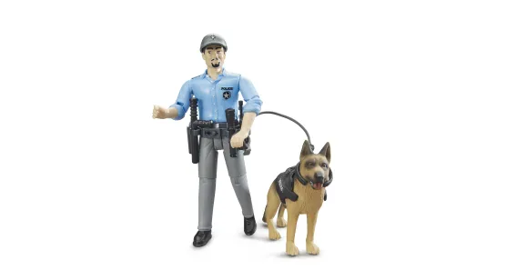 Policjant z psem