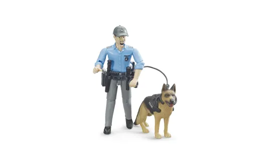 Policjant z psem