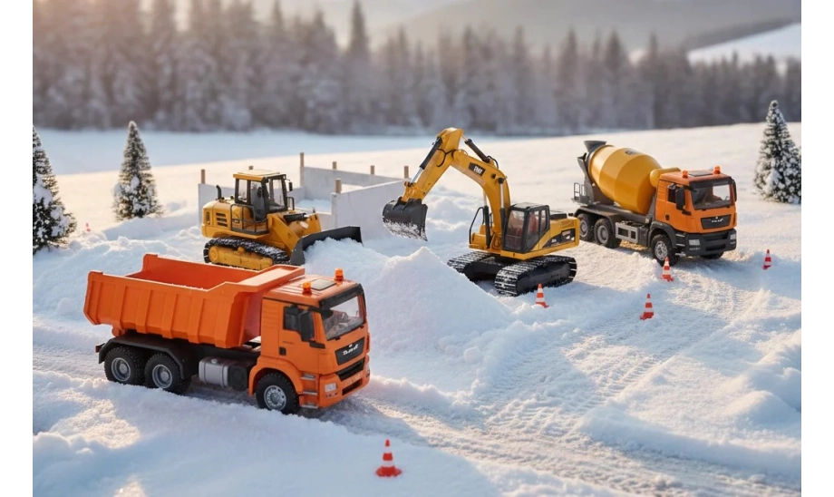 Zabawy zimowe dla dzieci – jak bawić się pojazdami Bruder w śniegu?